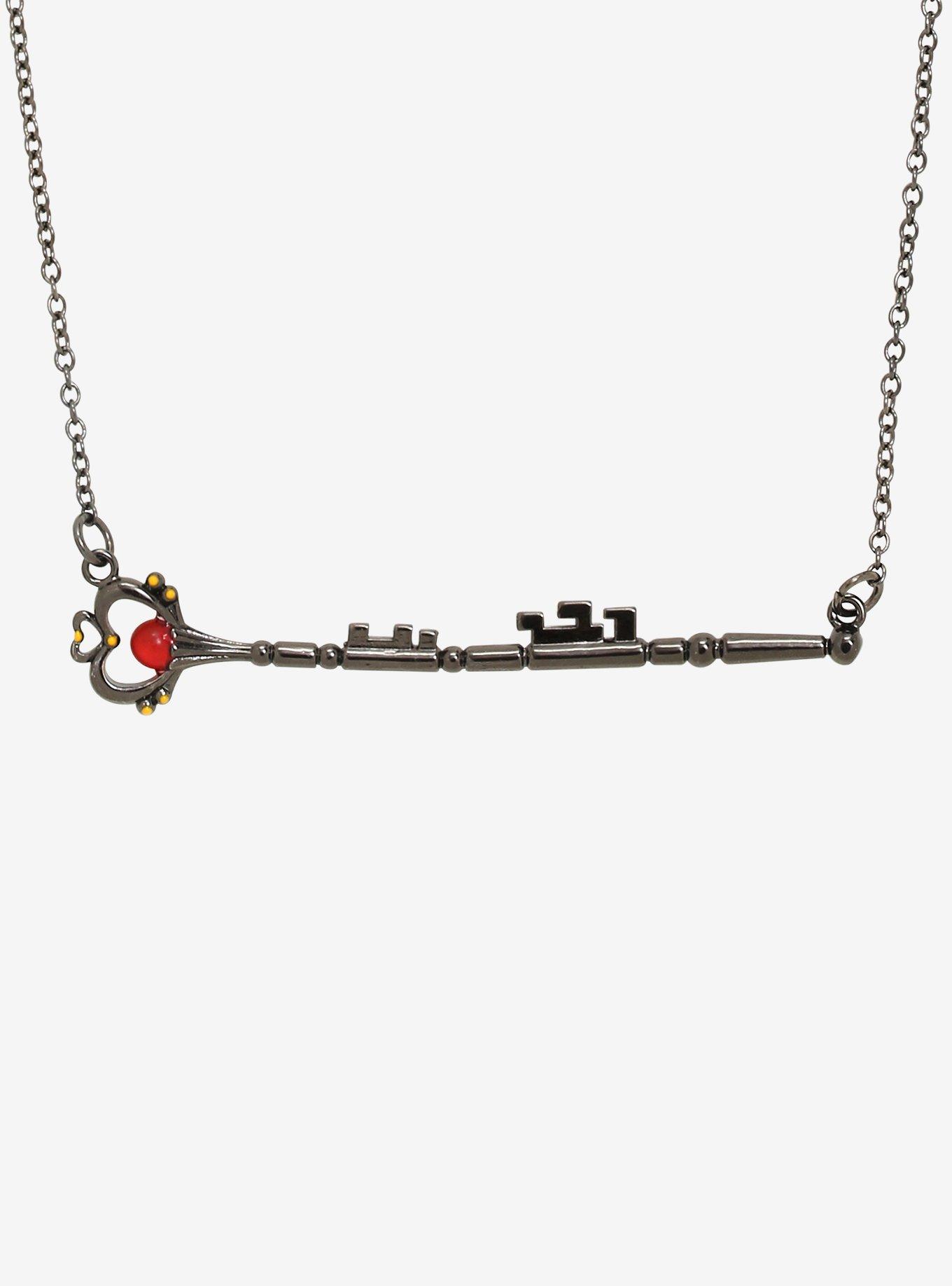 Sailor Moon Sailor Pluto Garnet Rod Necklace, , hi-res