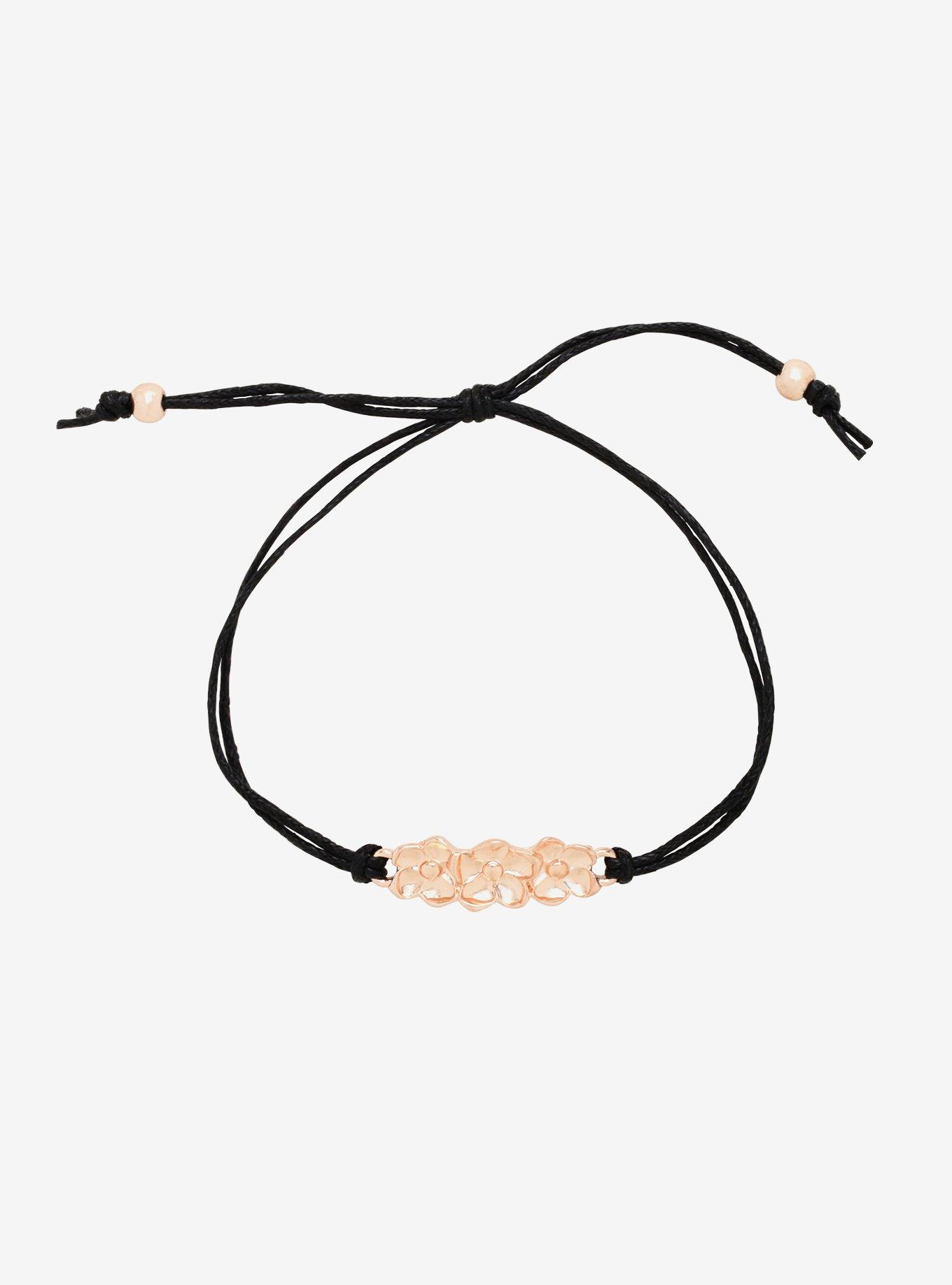 Sakura Cherry Blossom Cord Bracelet, , hi-res