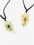 Scorpion Heart Best Friend Necklace Set, , hi-res