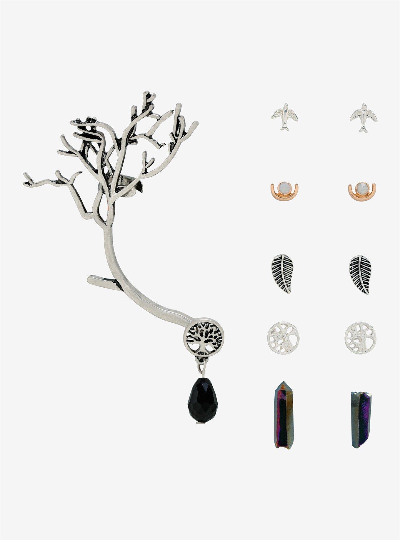 Blackheart Tree Of Life Earring Set, , hi-res