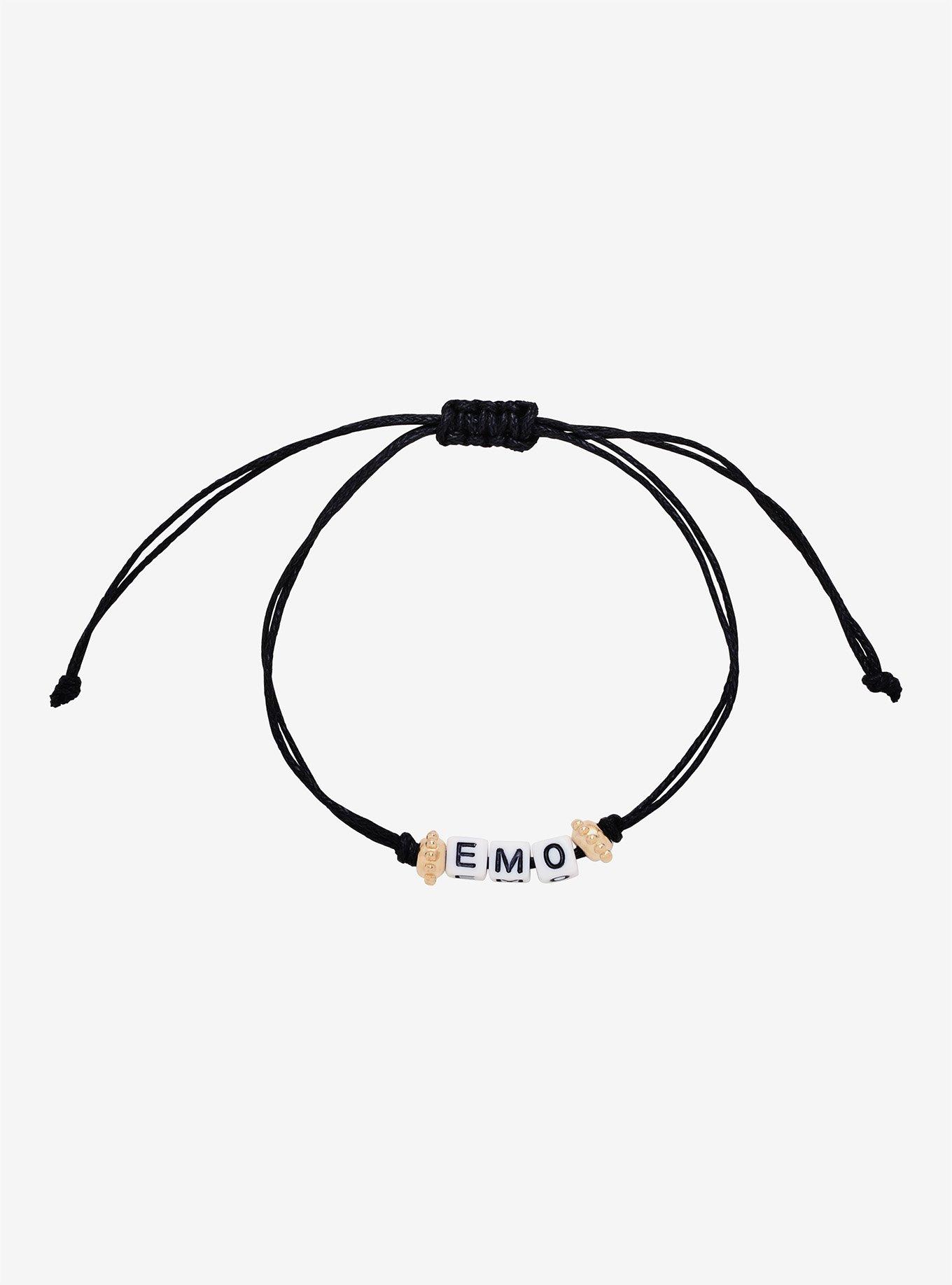 Emo Cord Bracelet, , hi-res