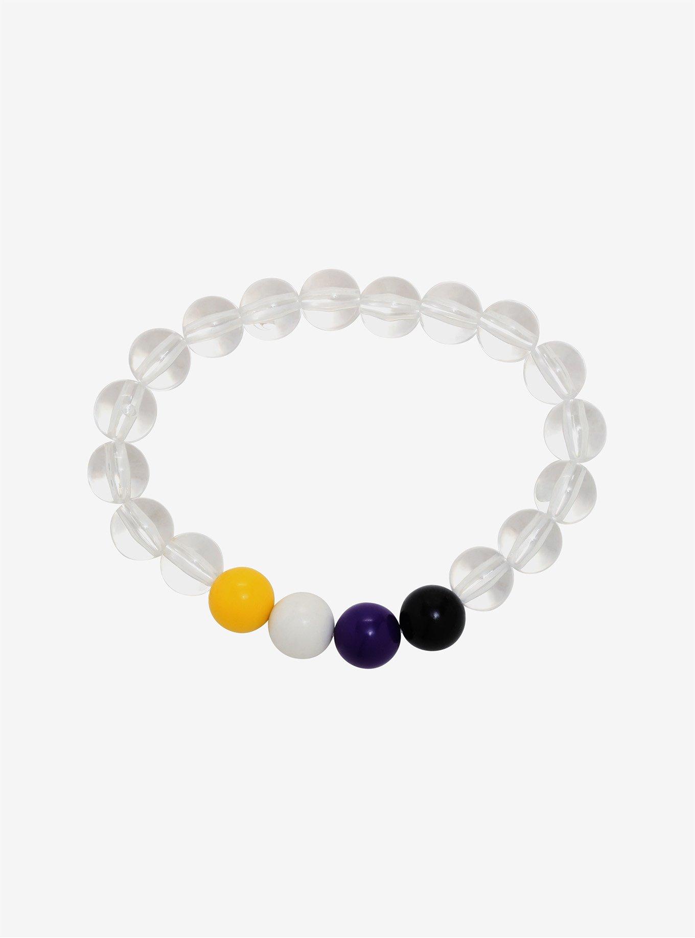 Non Binary Pride Bead Bracelet, , hi-res
