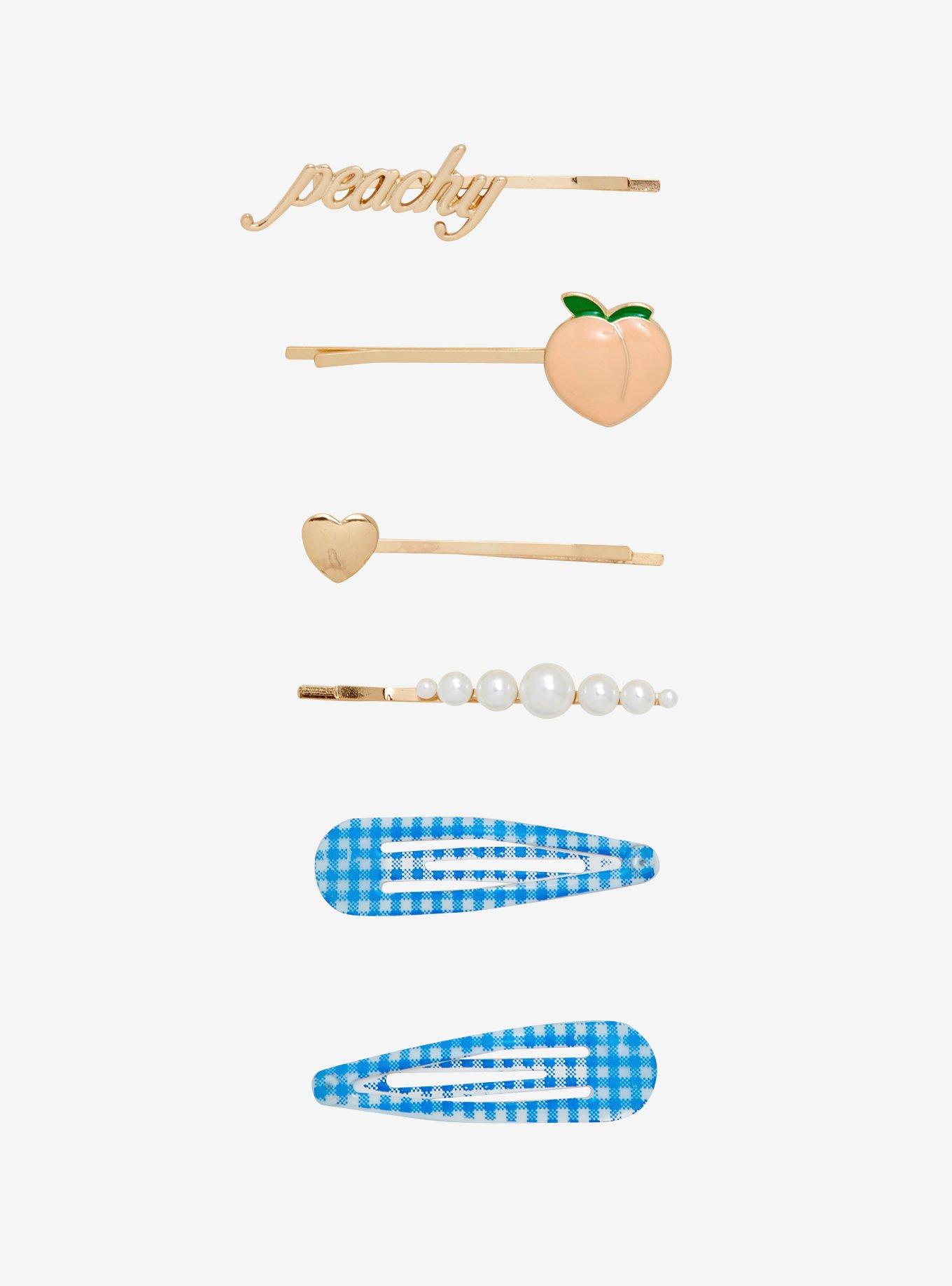 Peachy Bobby Pin & Clip Set, , hi-res