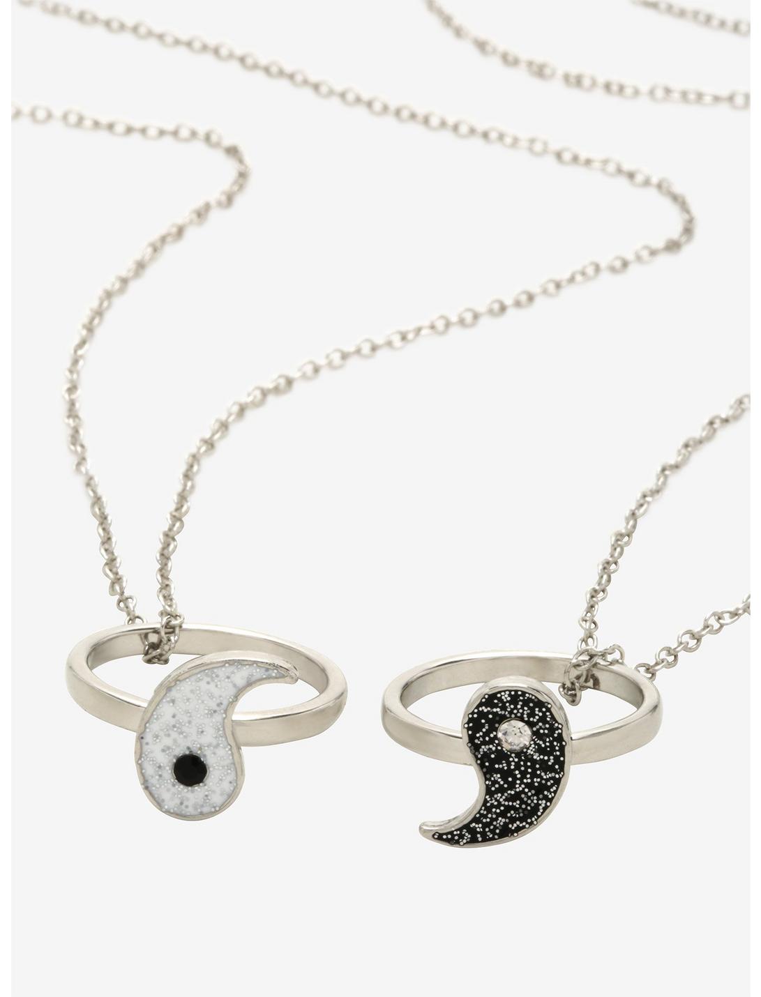 Yin-Yang Best Friend Ring Necklace Set, , hi-res