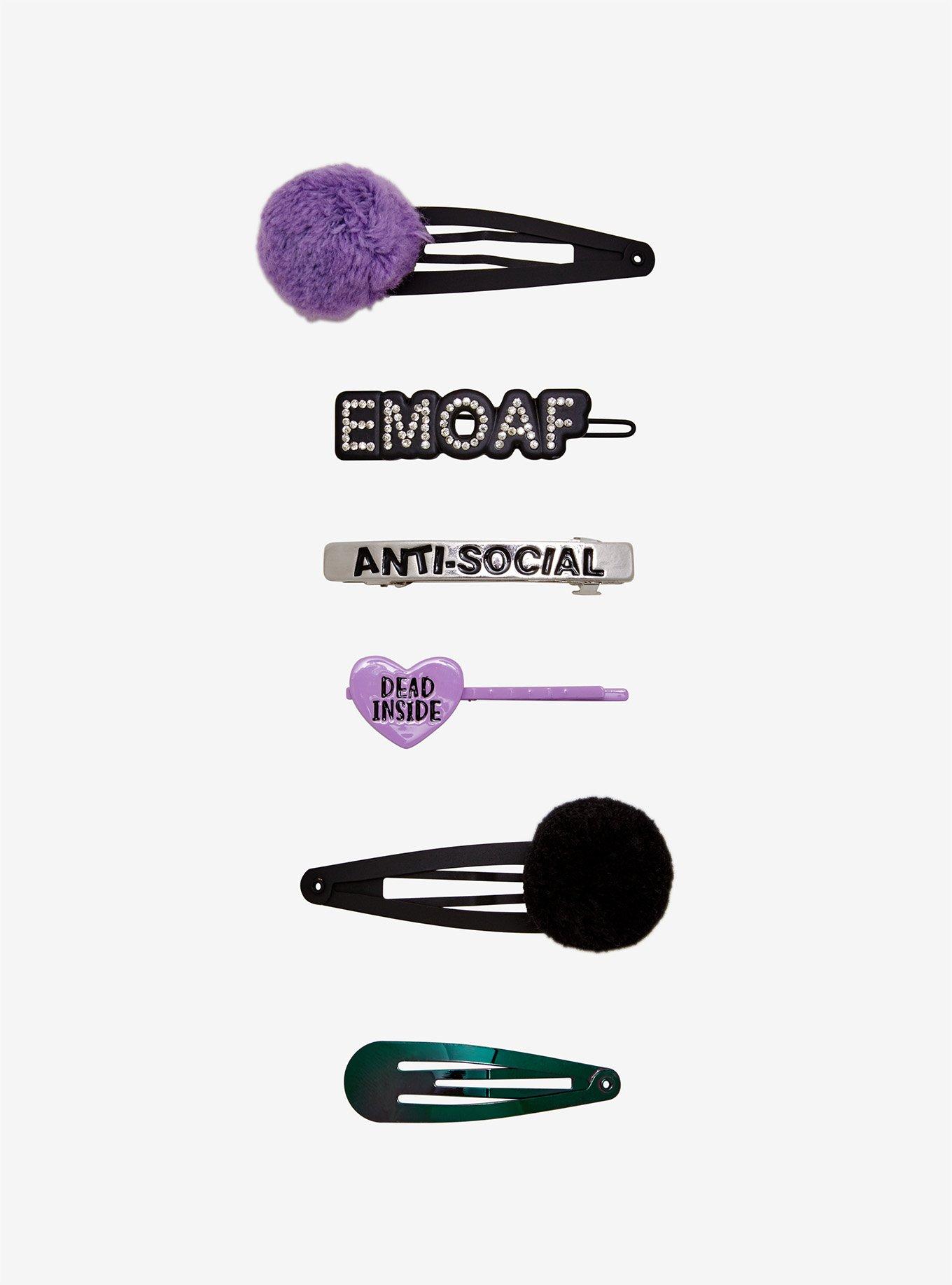 Emo Hair Clip Set, , hi-res