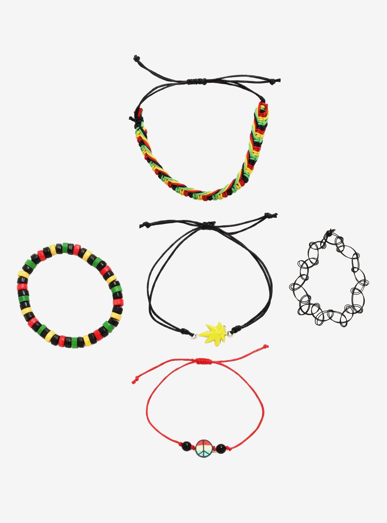 Rasta Bracelet Set, , hi-res