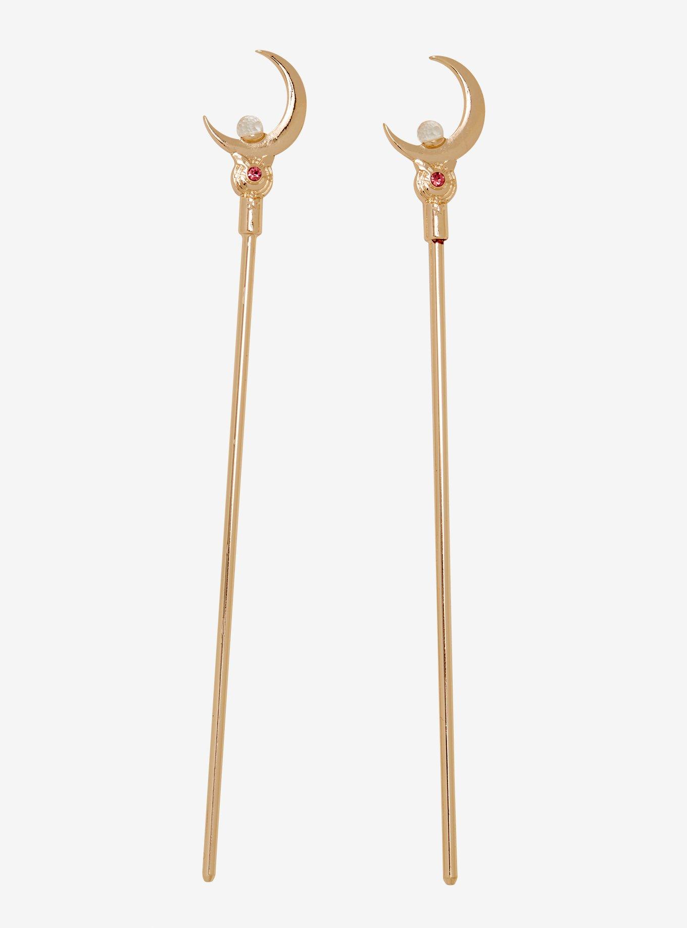 Sailor Moon Moon Stick Hair Sticks, , hi-res