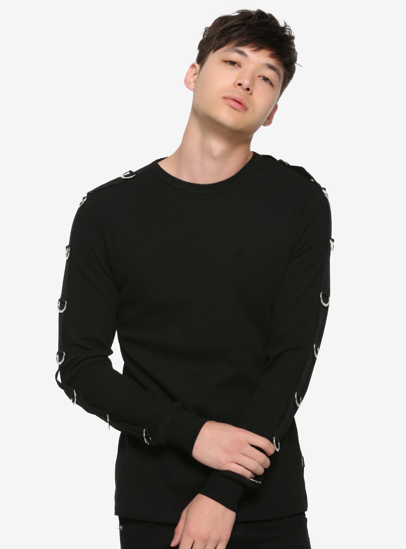 Tripp D-Ring Thermal Long-Sleeve T-Shirt, BLACK, hi-res