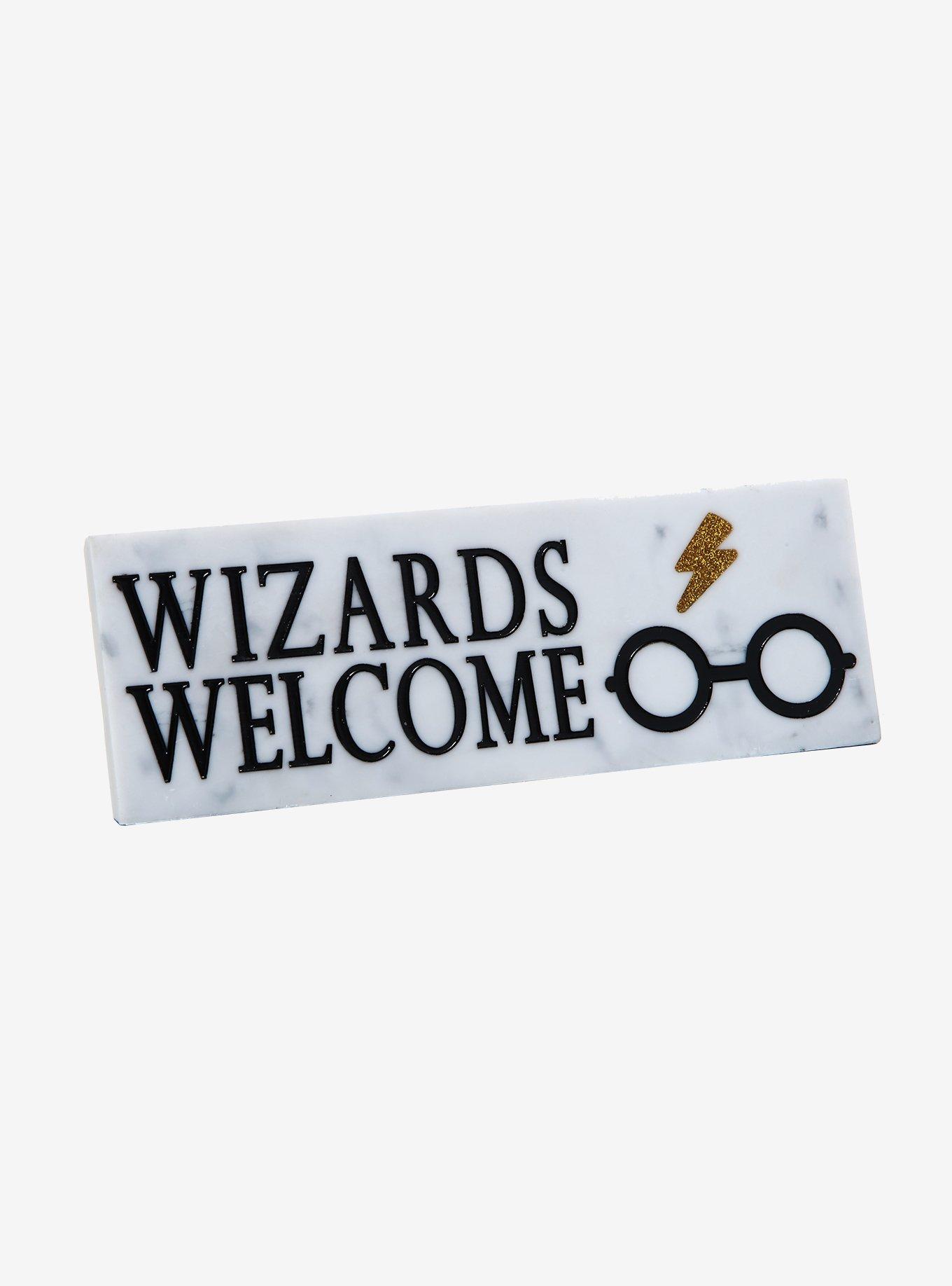 Harry Potter Wizards Welcome Desk Sign, , hi-res