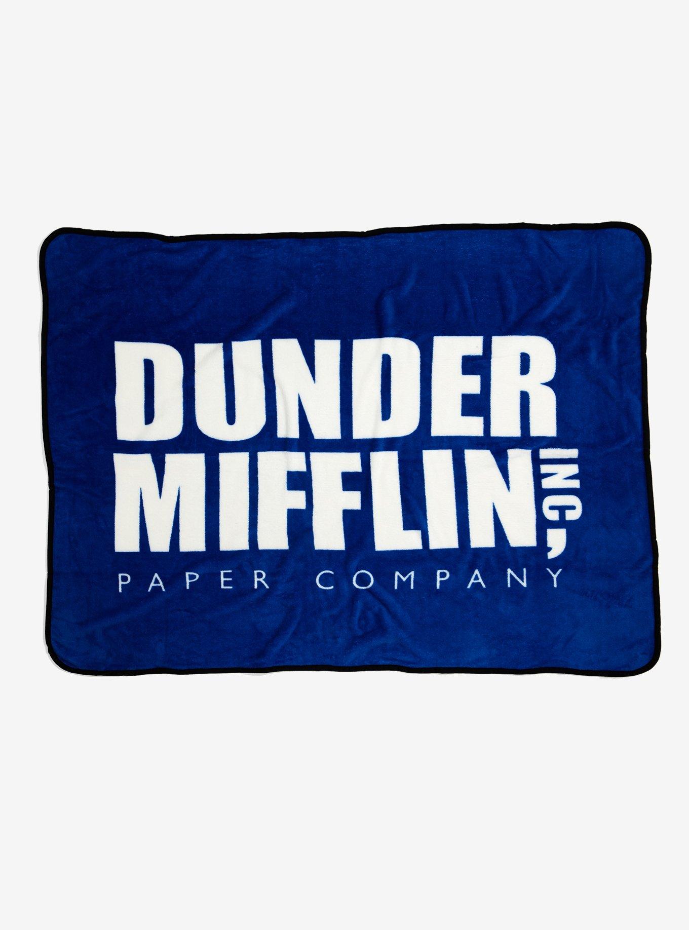The Office Dunder Mifflin Fleece Throw Blanket - BoxLunch Exclusive, , hi-res