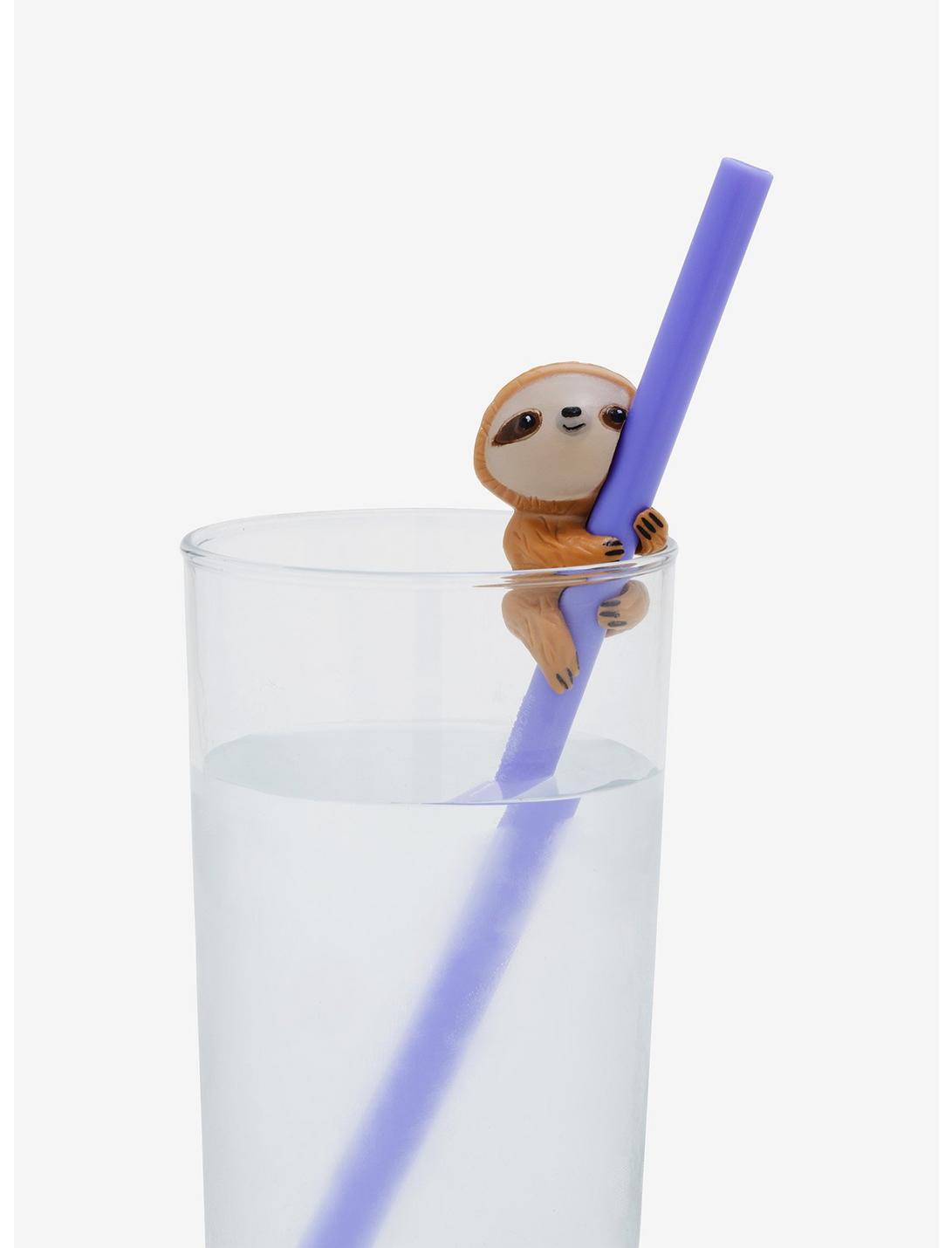 Sloth Reusable Drinking Straws, , hi-res