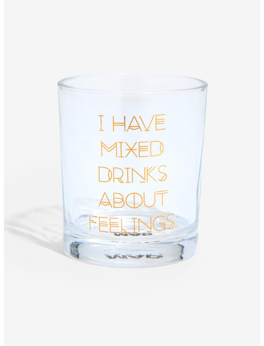 Mixed Drinks About Feelings Glass - BoxLunch Exclusive, , hi-res