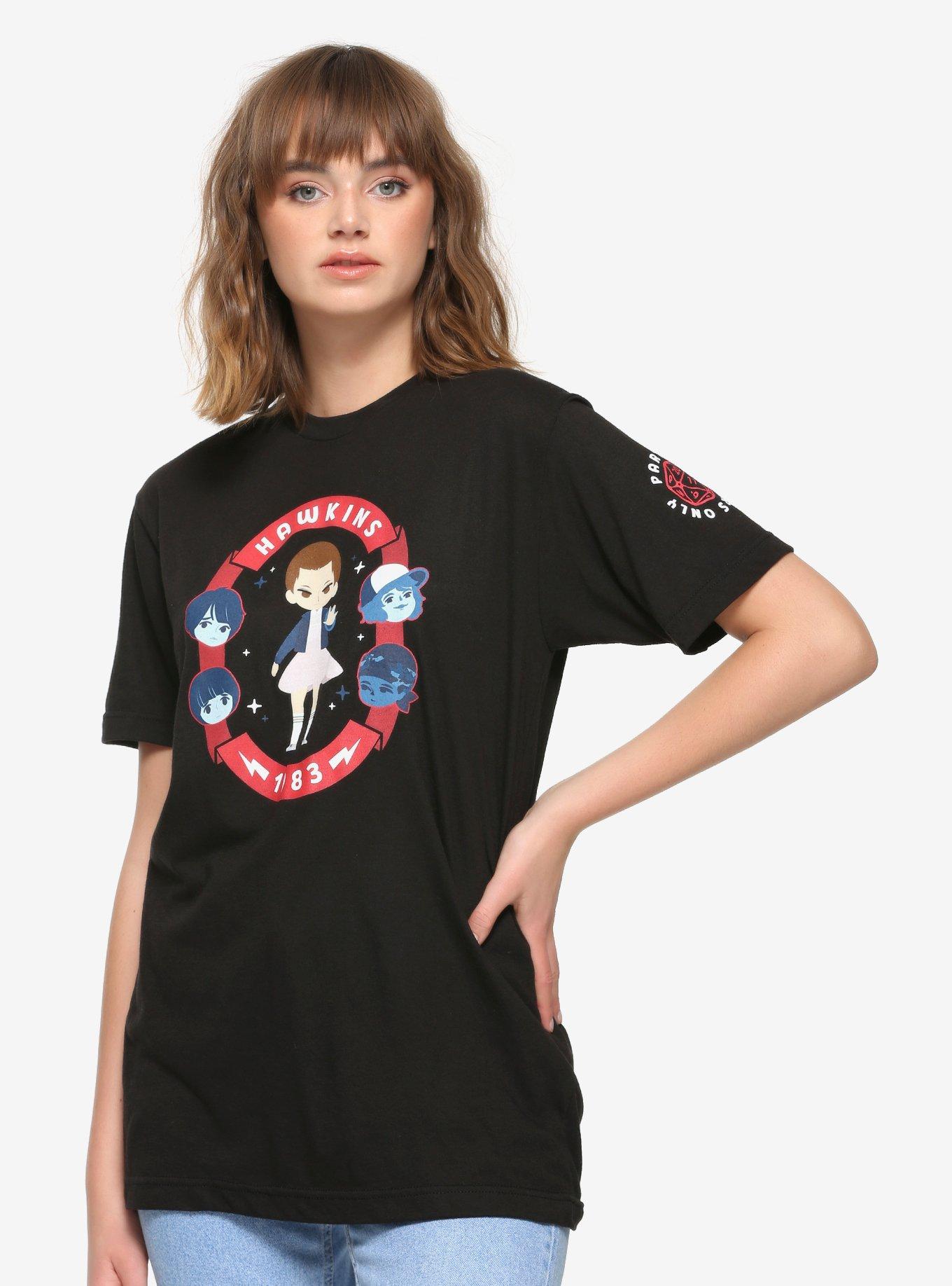 Stranger Things Party Members Only T-Shirt - BoxLunch Exclusive, BLACK, hi-res