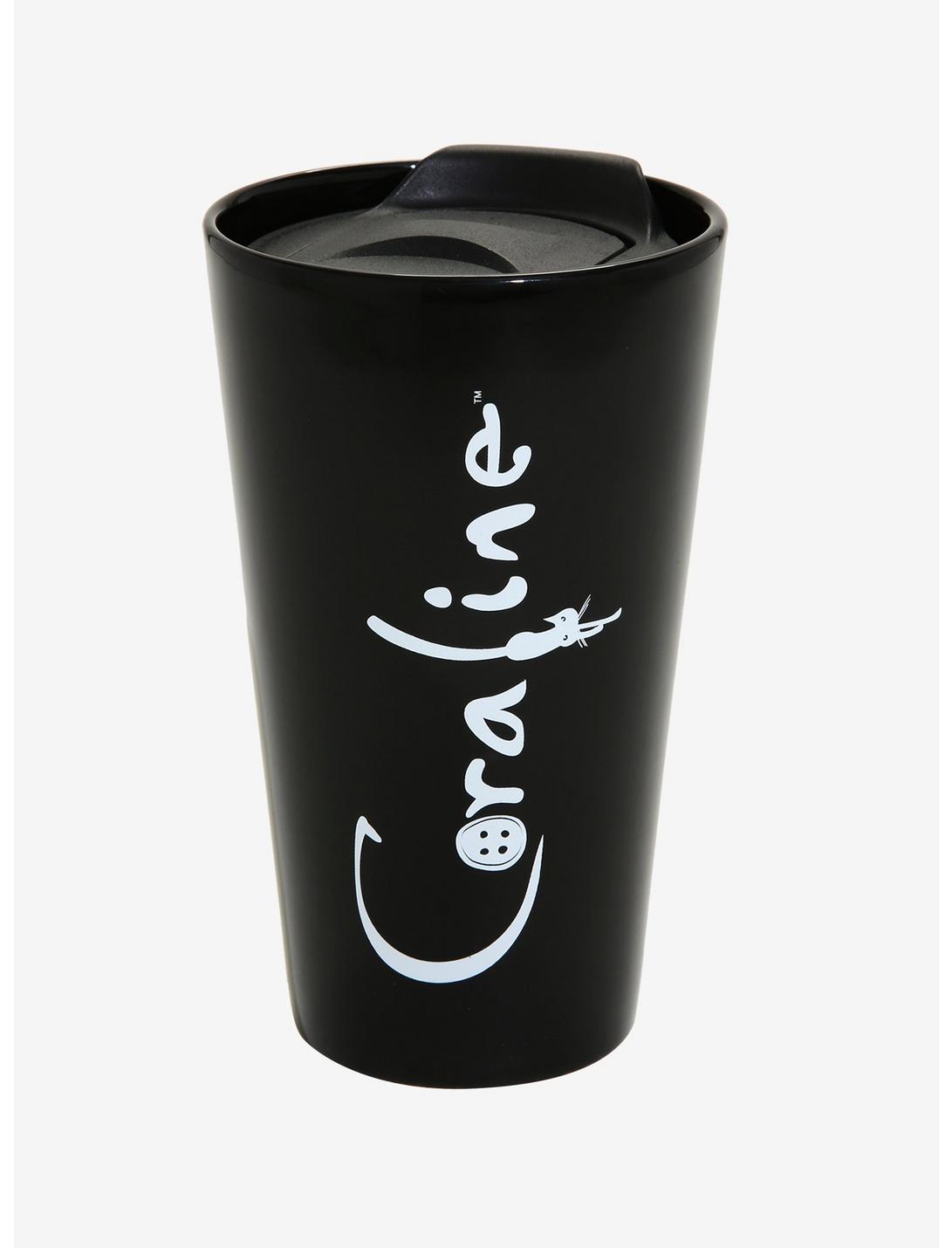 Coraline Ceramic Travel Mug - BoxLunch Exclusive, , hi-res