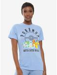 Pokemon Starter Pokemon T-Shirt - BoxLunch Exclusive, BLUE, hi-res