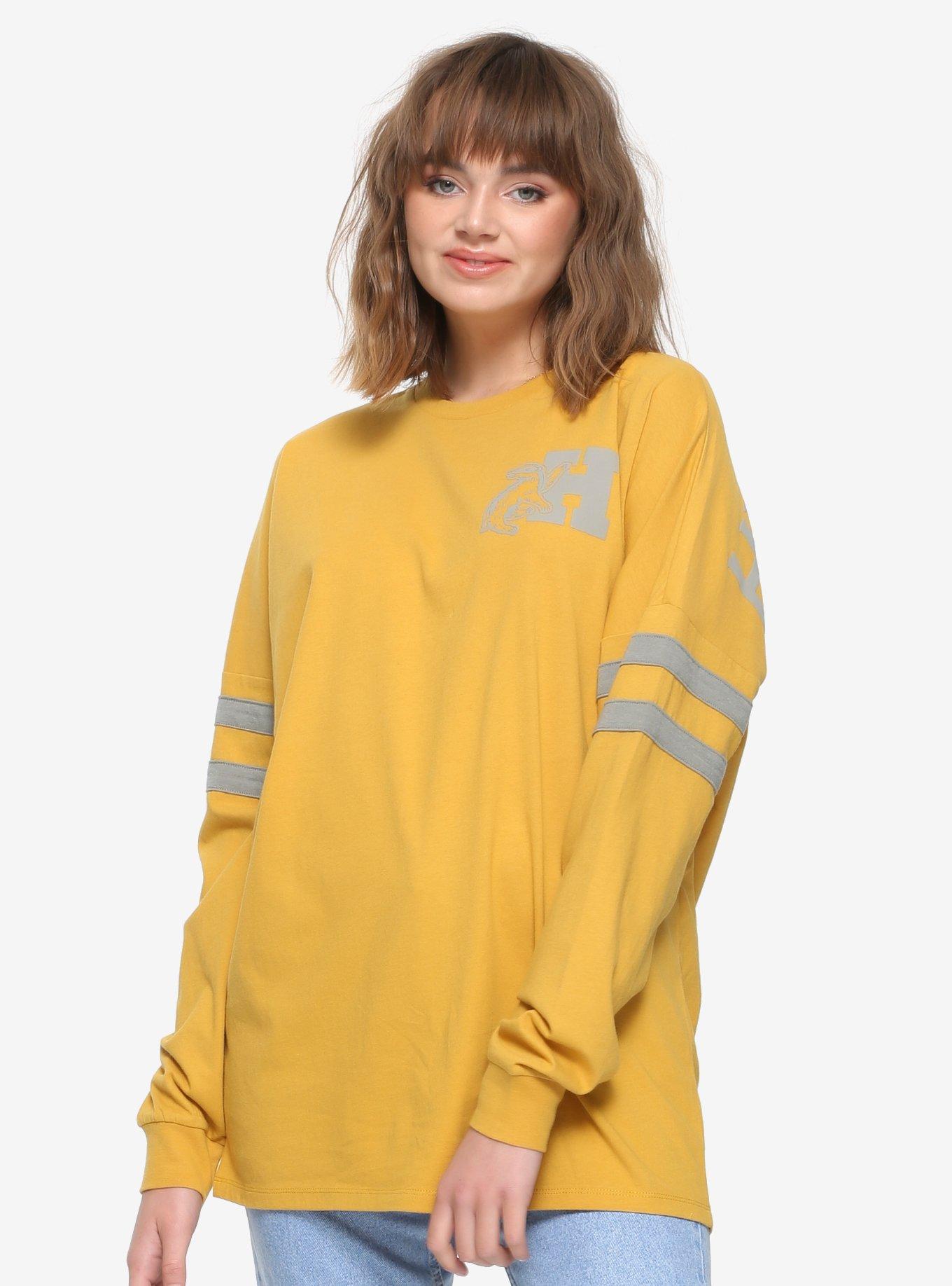 Harry Potter Hufflepuff House Hype Jersey - BoxLunch Exclusive, YELLOW, hi-res