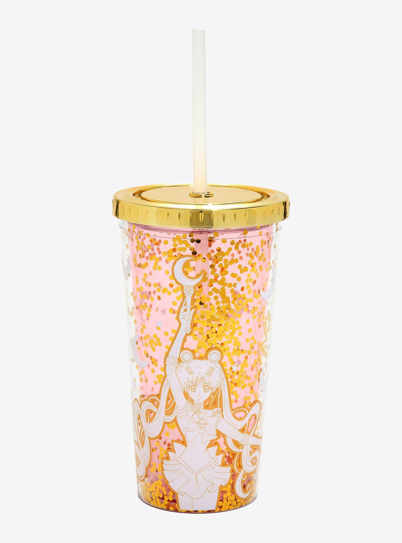 Sailor Moon Glitter Tumbler - BoxLunch Exclusive, , hi-res