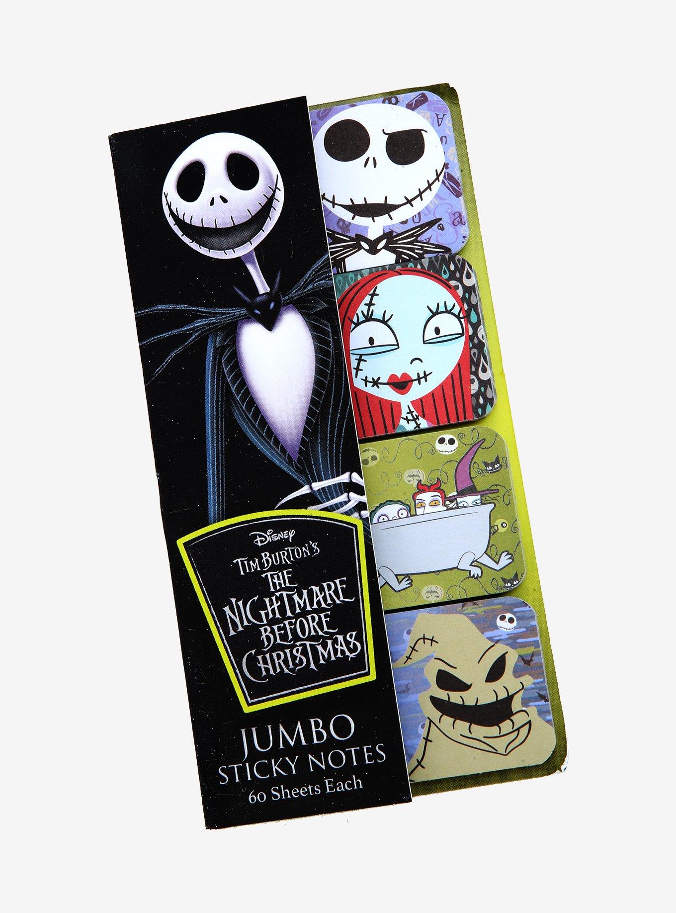 Disney The Nightmare Before Christmas Jumbo Sticky Note Tabs - BoxLunch ...