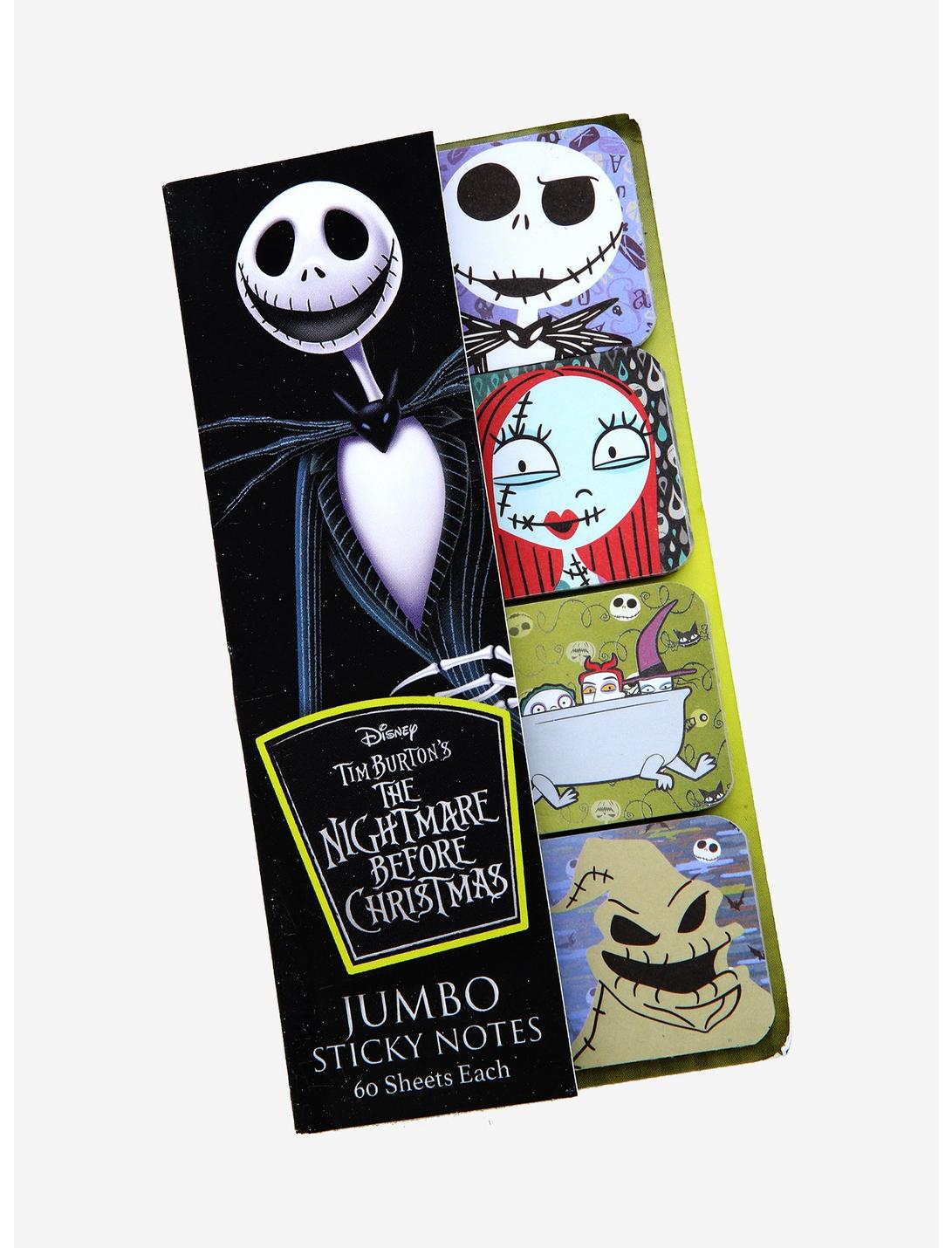 Disney The Nightmare Before Christmas Jumbo Sticky Note Tabs - BoxLunch Exclusive, , hi-res