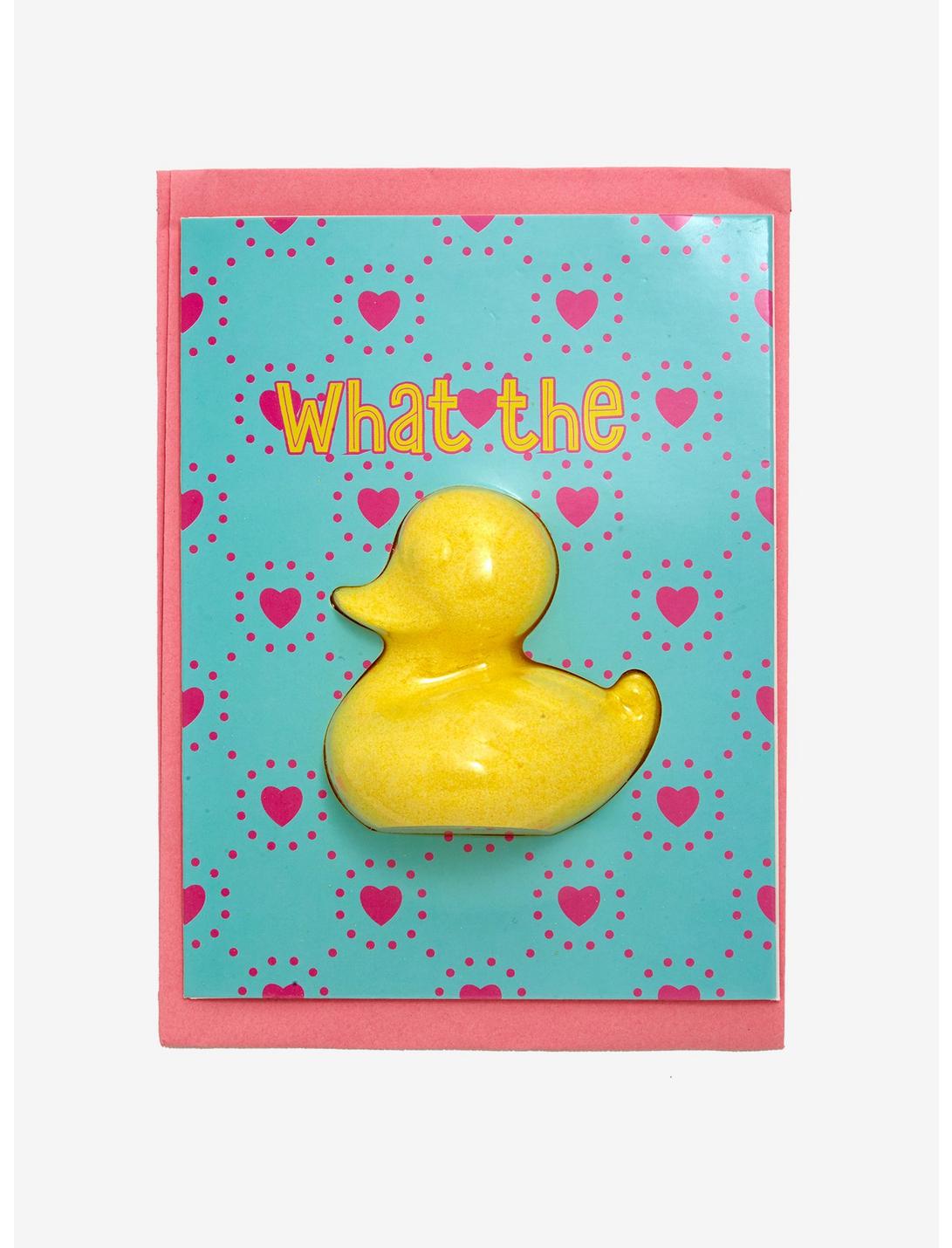 What The Duck Bath Bomb Greeting Card, , hi-res