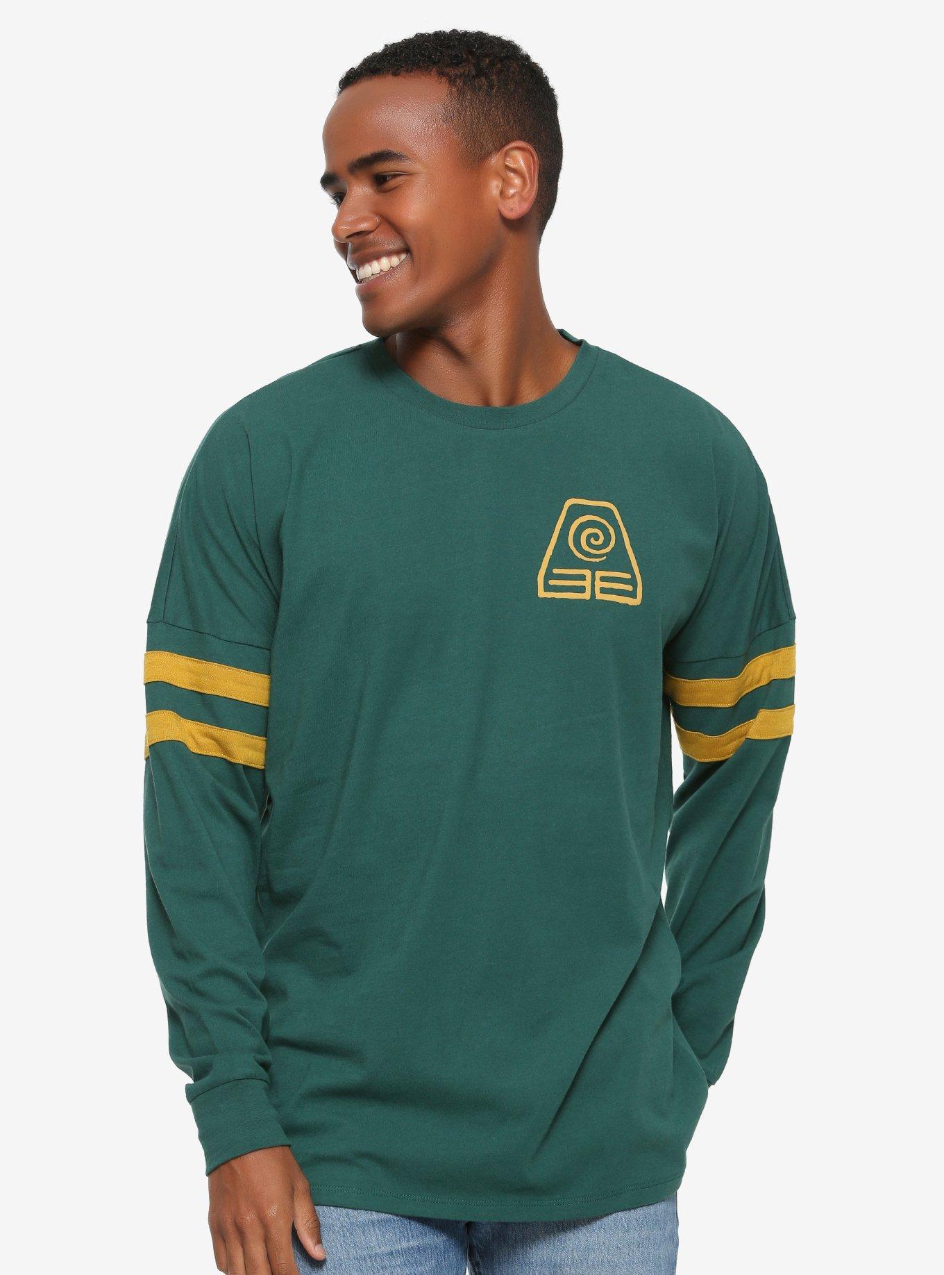 Avatar: The Last Airbender Earth Kingdom Hype Jersey - BoxLunch Exclusive, GREEN, hi-res