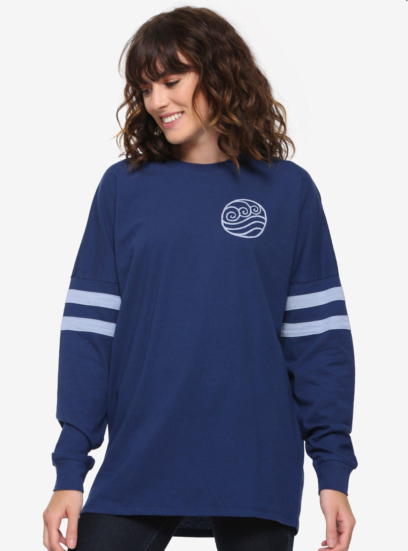 Avatar: The Last Airbender Water Tribe Hype Jersey - BoxLunch Exclusive, BLUE, hi-res