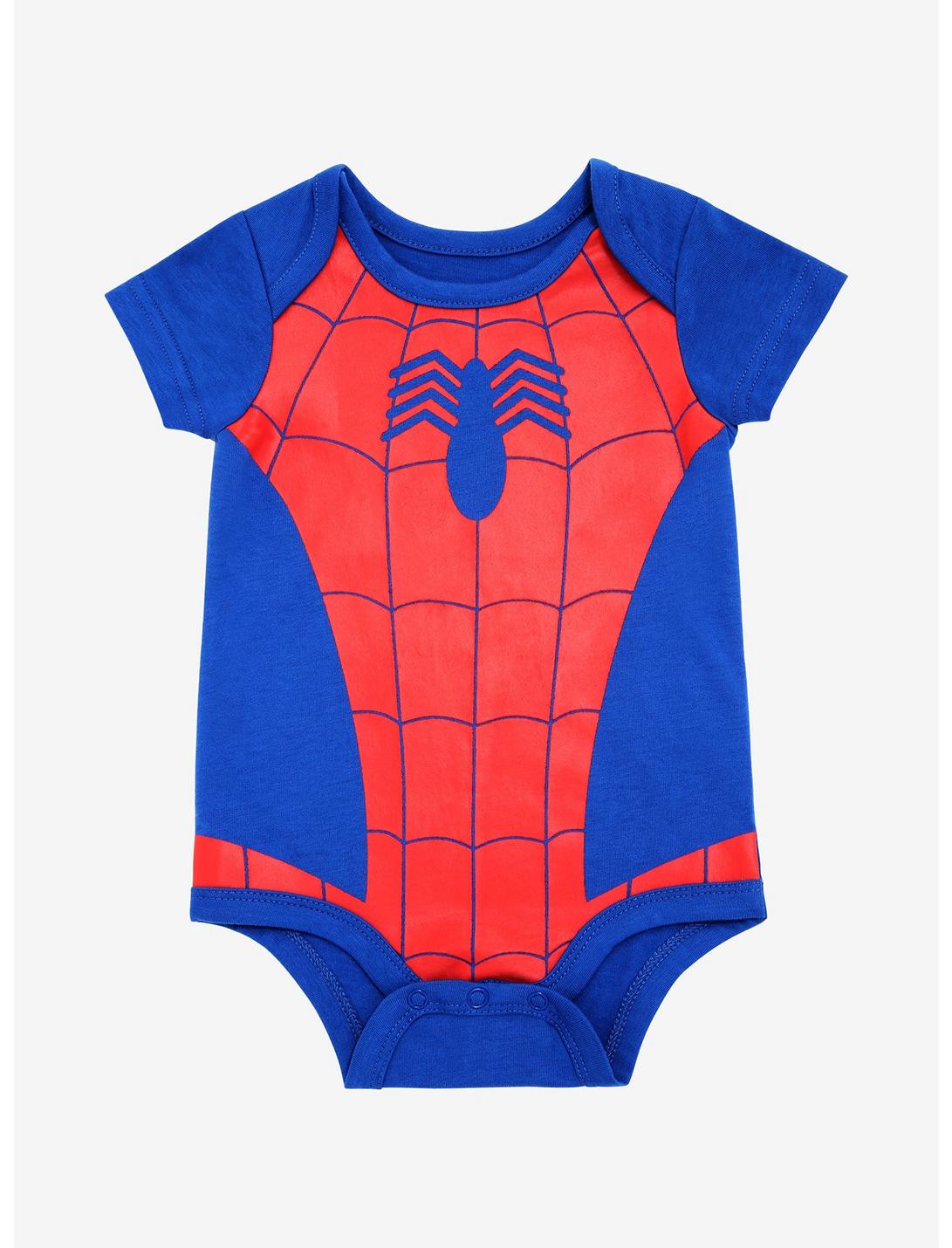 Marvel Spider-Man Infant Bodysuit - BoxLunch Exclusive, MULTI, hi-res