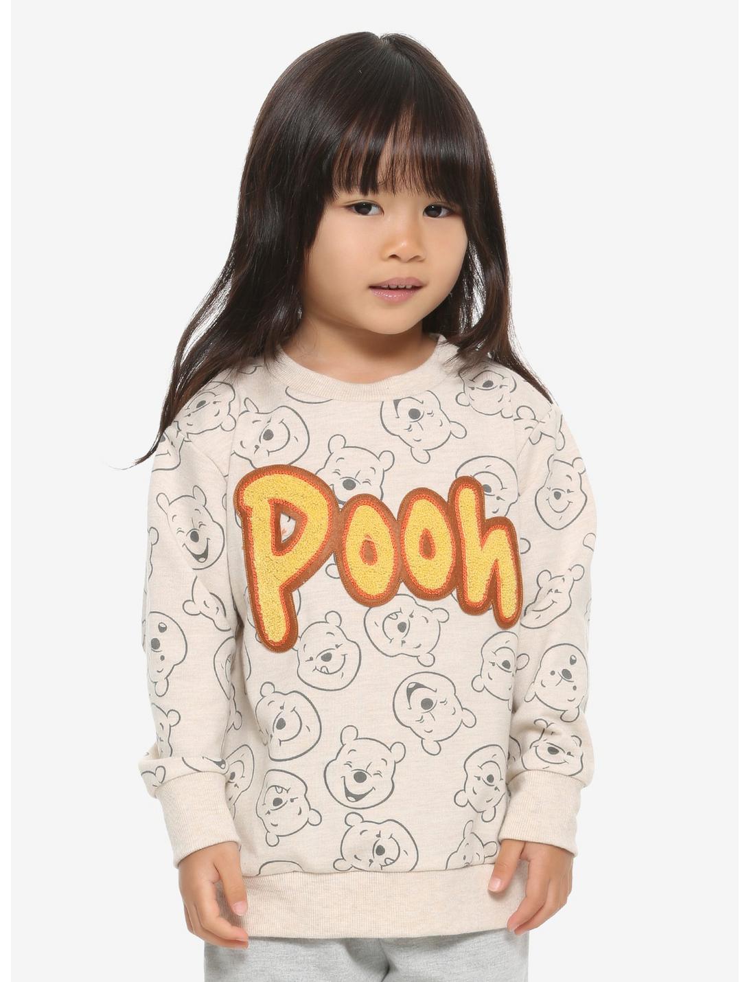 Disney Winnie the Pooh Chenille Toddler Crewneck - BoxLunch Exclusive, NATURAL, hi-res