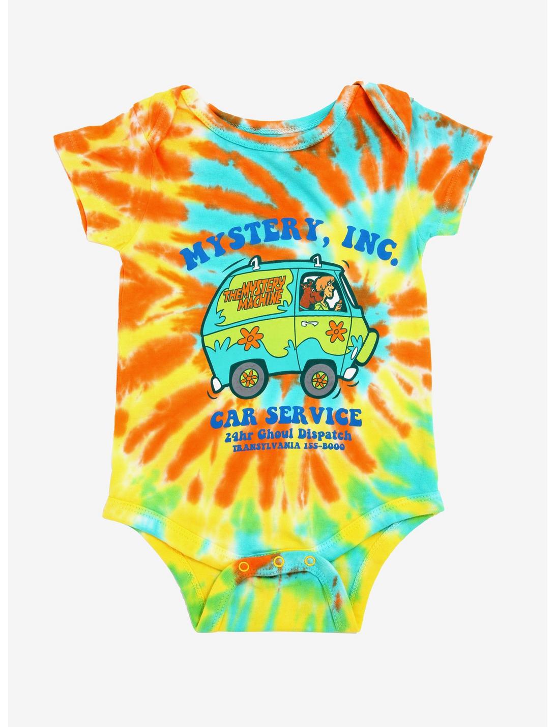 Scooby-Doo Mystery Machine Tie-Dye Infant Bodysuit - BoxLunch Exclusive, MULTI, hi-res