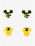 Disney Mickey Mouse Pineapple Stud Earring Set, , hi-res