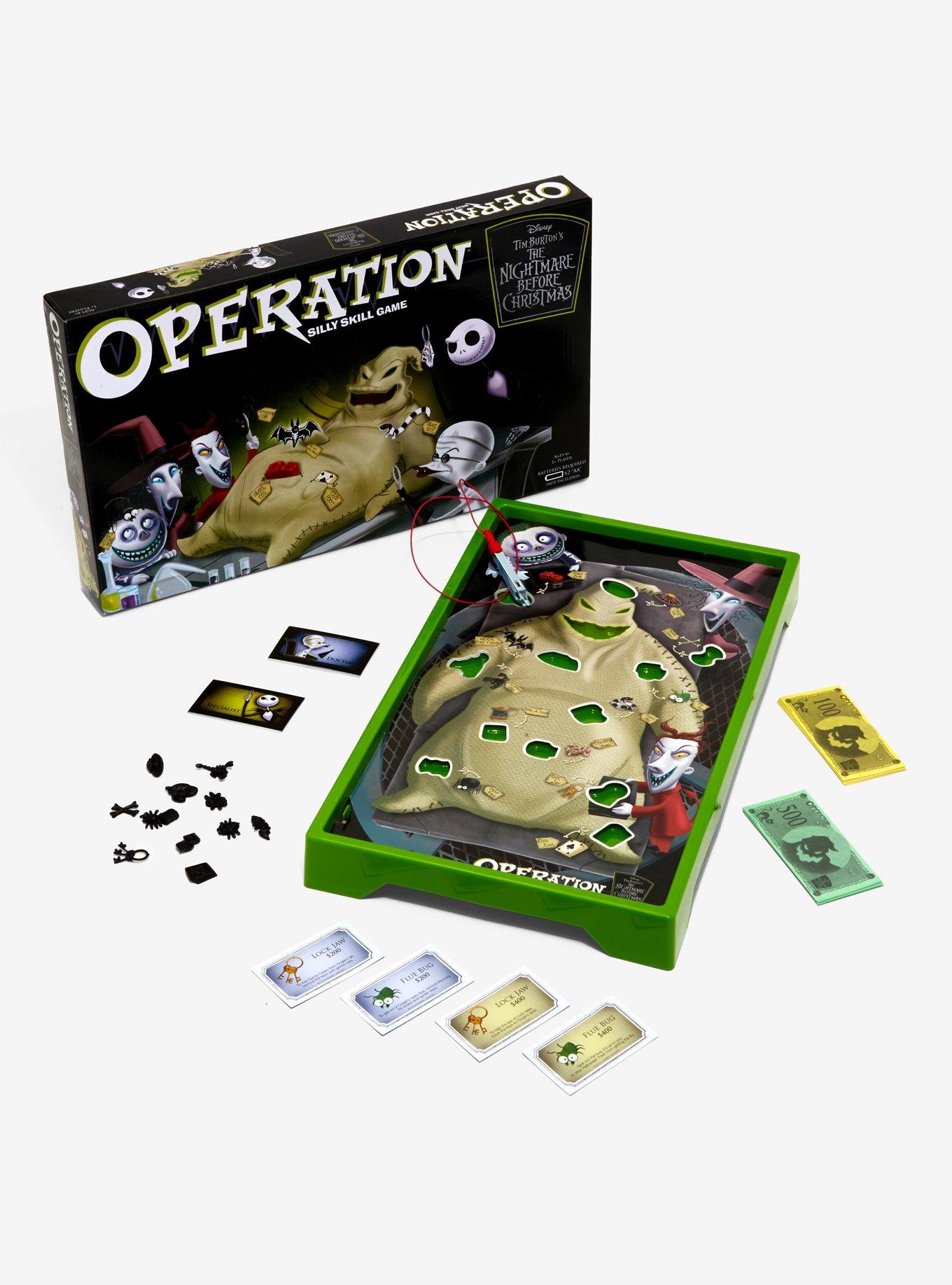 The Nightmare Before Christmas Oogie Boogie Edition Operation Board Game, , hi-res