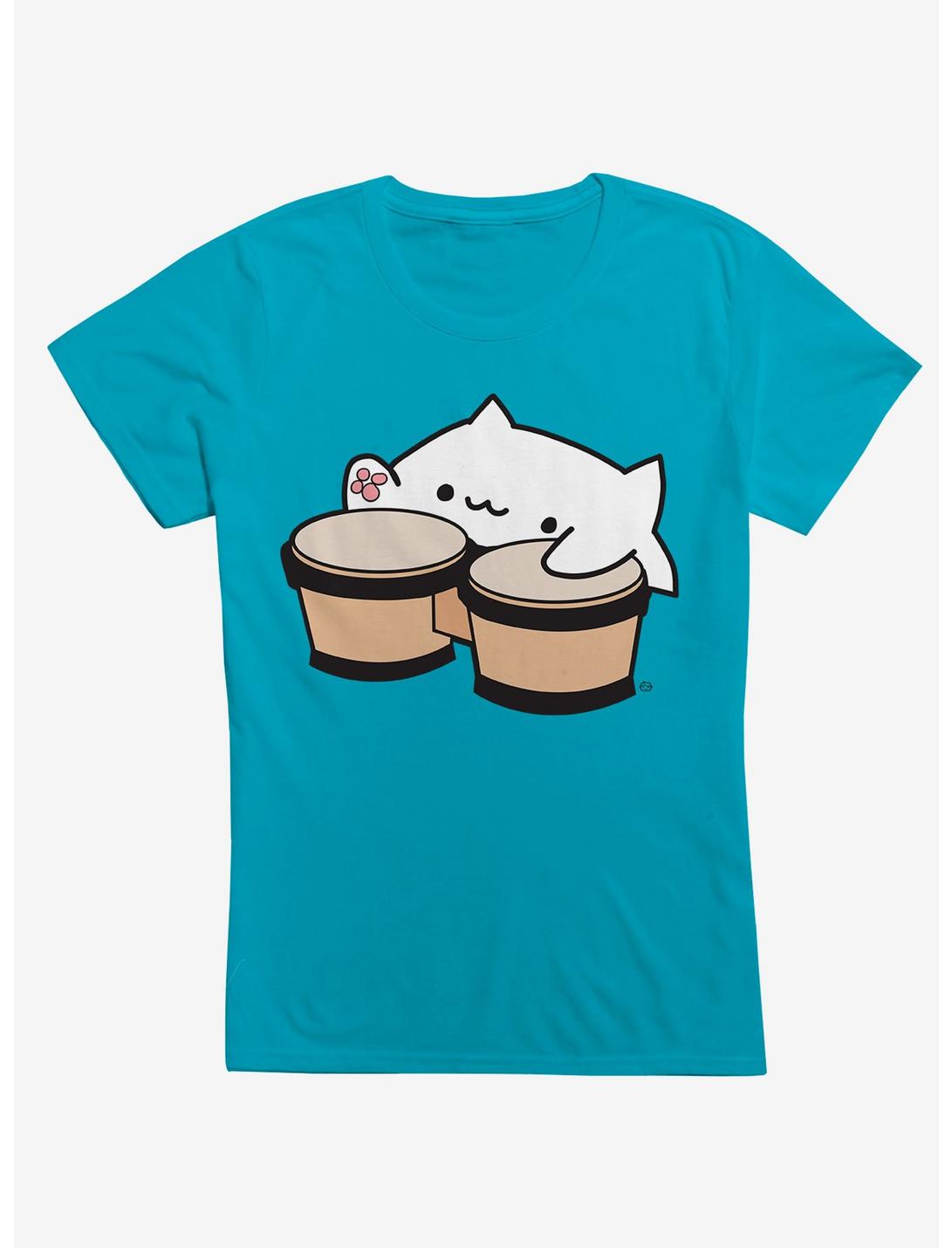 Bongo Cat Cat Girls T-Shirt, ROYAL, hi-res