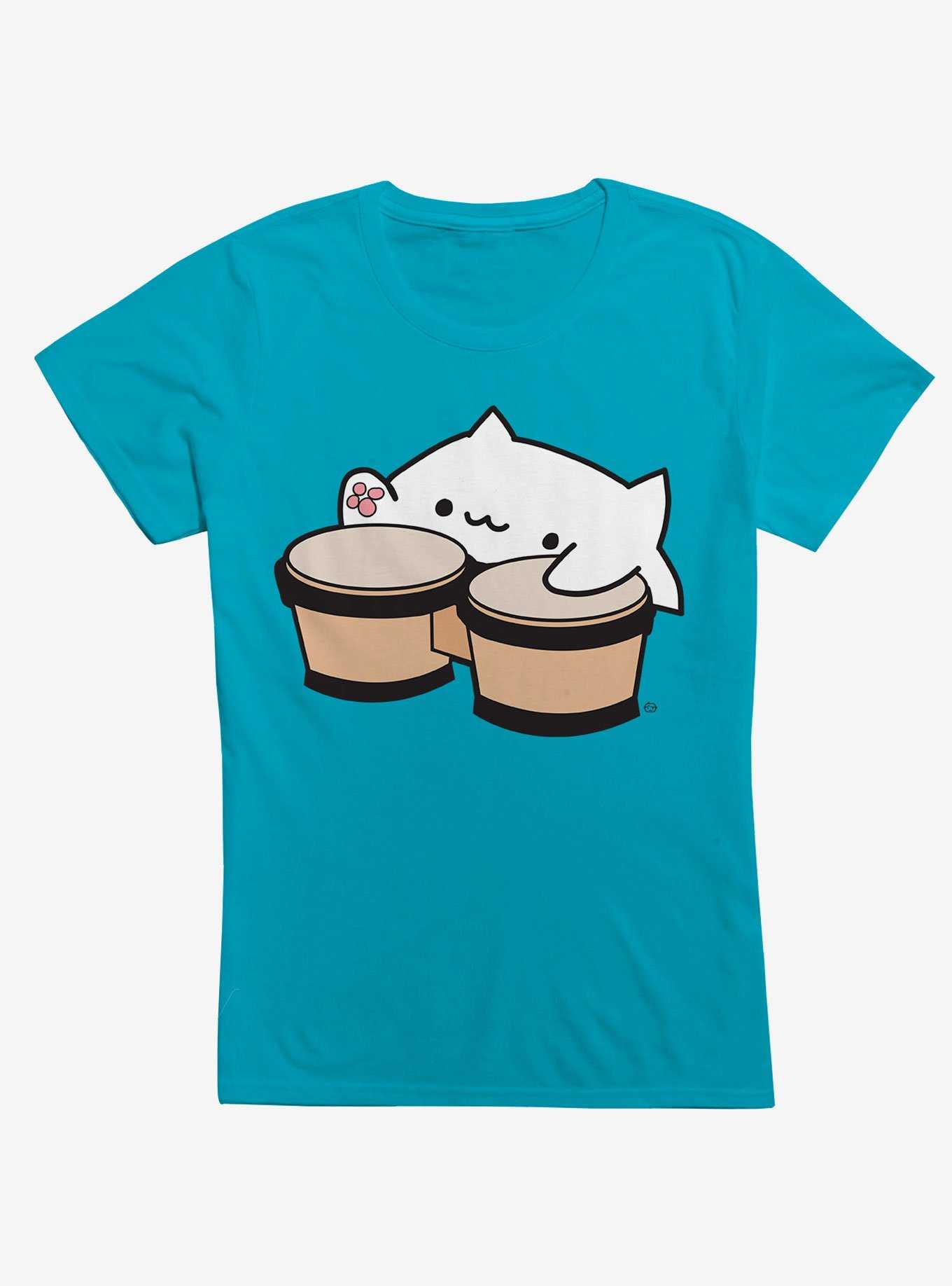 Bongo Cat Cat Girls T-Shirt, , hi-res
