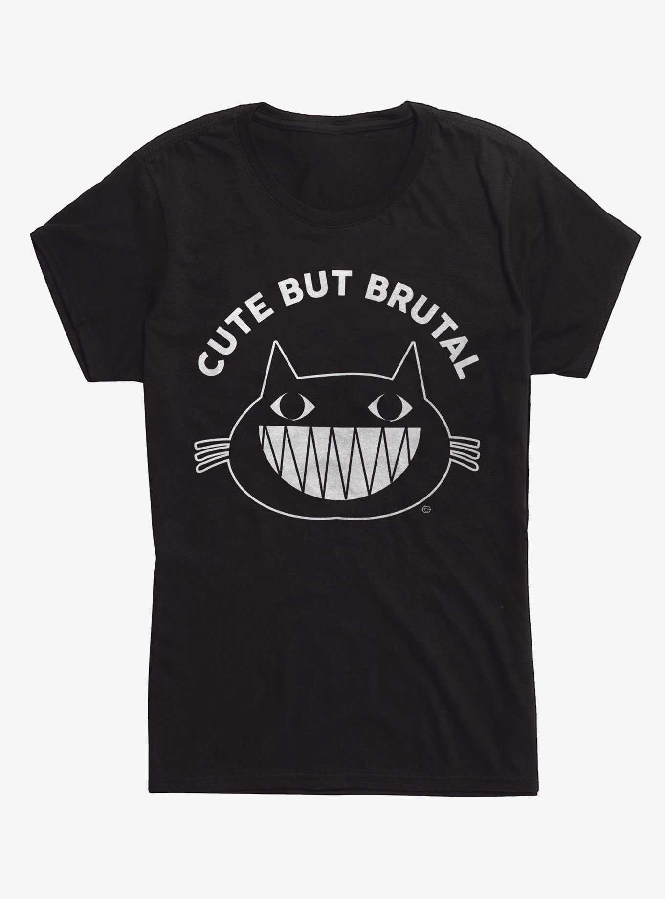 Cute But Brutal Cat Girls T-Shirt, , hi-res