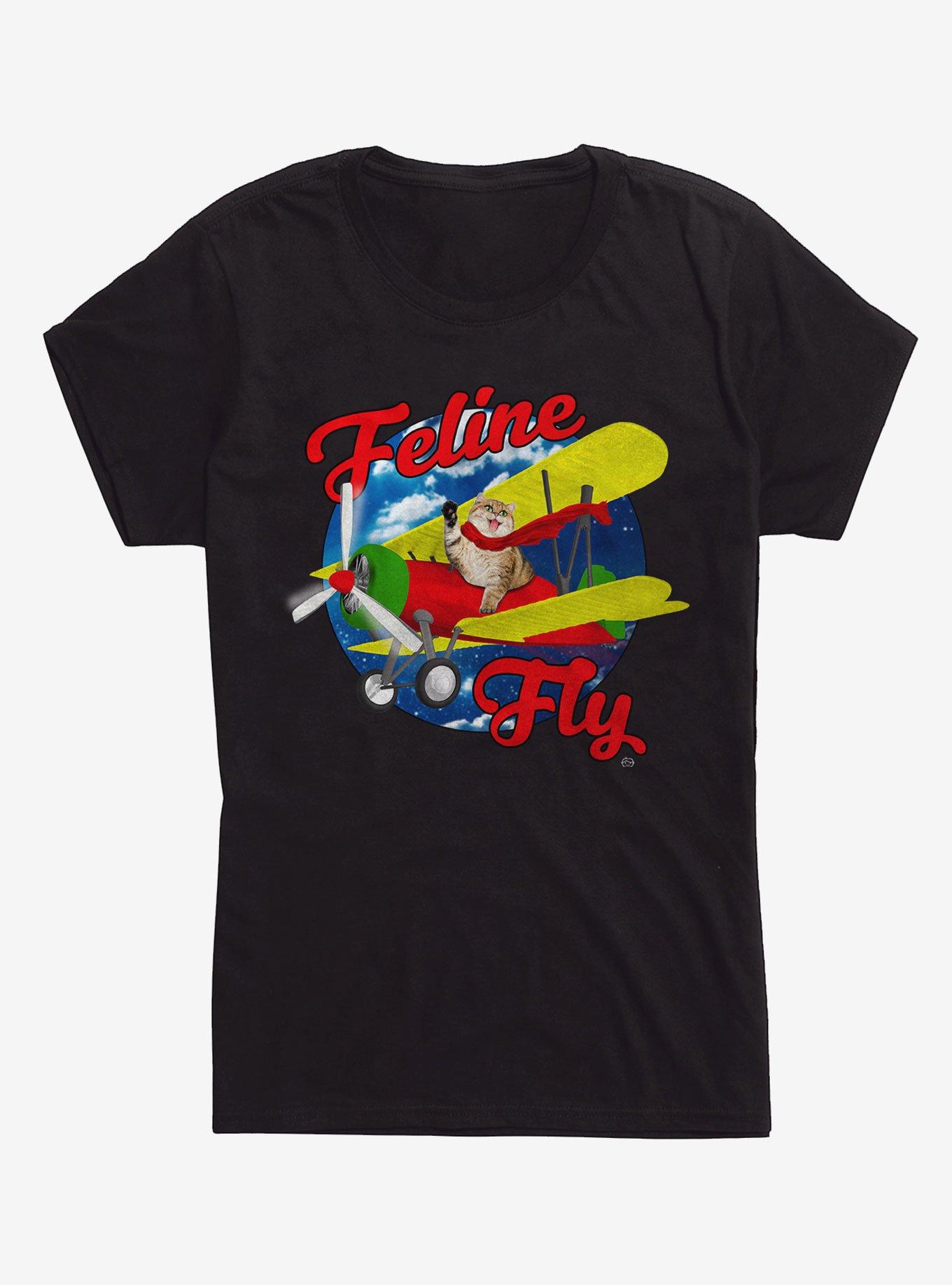 Hot Topic Flight Cat Girls T-Shirt