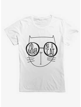 Rather Be Cat Cat Girls T-Shirt, , hi-res