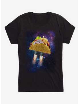 Taco Rocket Cat Girls T-Shirt, , hi-res