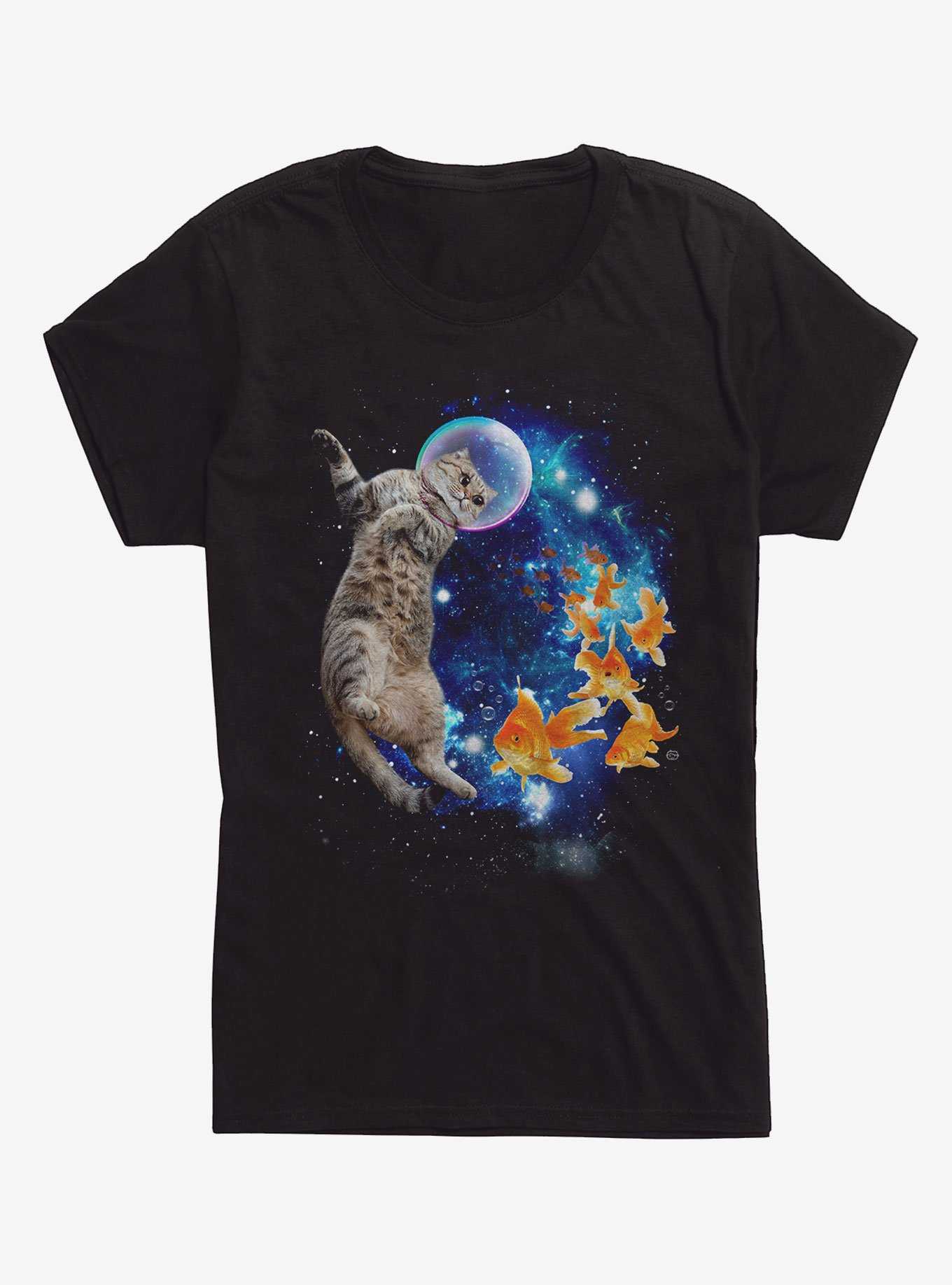 Catfish In Space Cat Girls T-Shirt, , hi-res