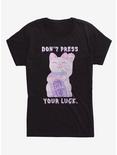 Don't Press Your Luck Cat Girls T-Shirt, BLACK, hi-res