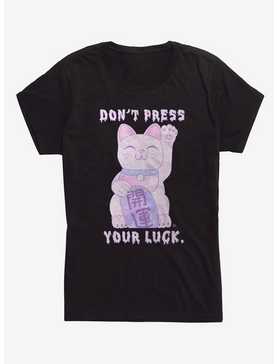 Don't Press Your Luck Cat Girls T-Shirt, , hi-res
