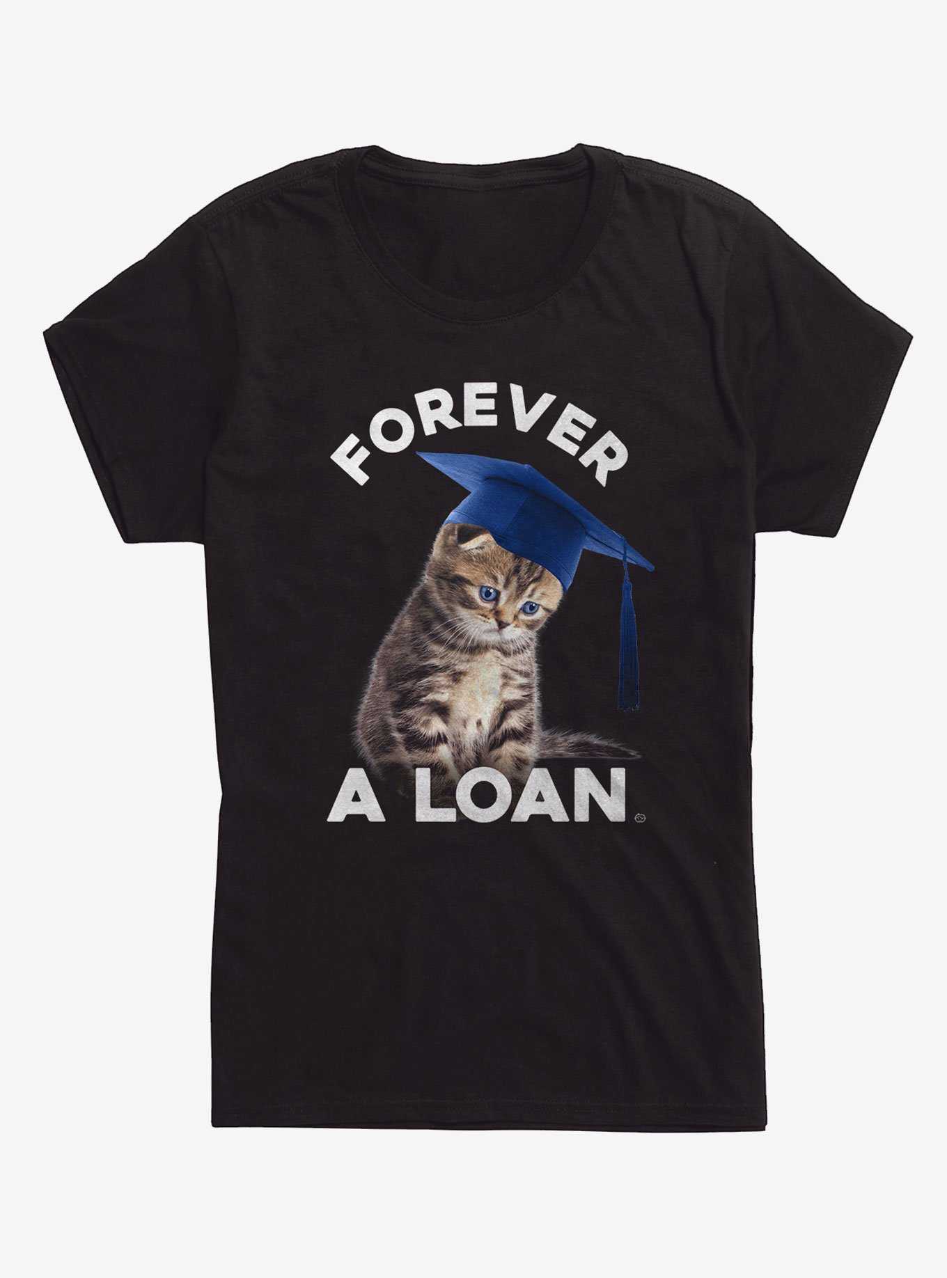 Forever A Loan Cat Girls T-Shirt, , hi-res