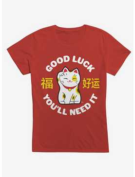 Good Luck Cat Girls T-Shirt, , hi-res