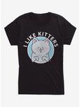 Kitter Love Cat Girls T-Shirt, BLACK, hi-res