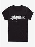Lazy Cat Girls T-Shirt, BLACK, hi-res