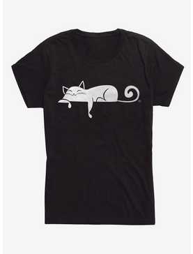 Lazy Cat Girls T-Shirt, , hi-res