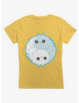Yin Yang Cats Girls T-Shirt, , hi-res