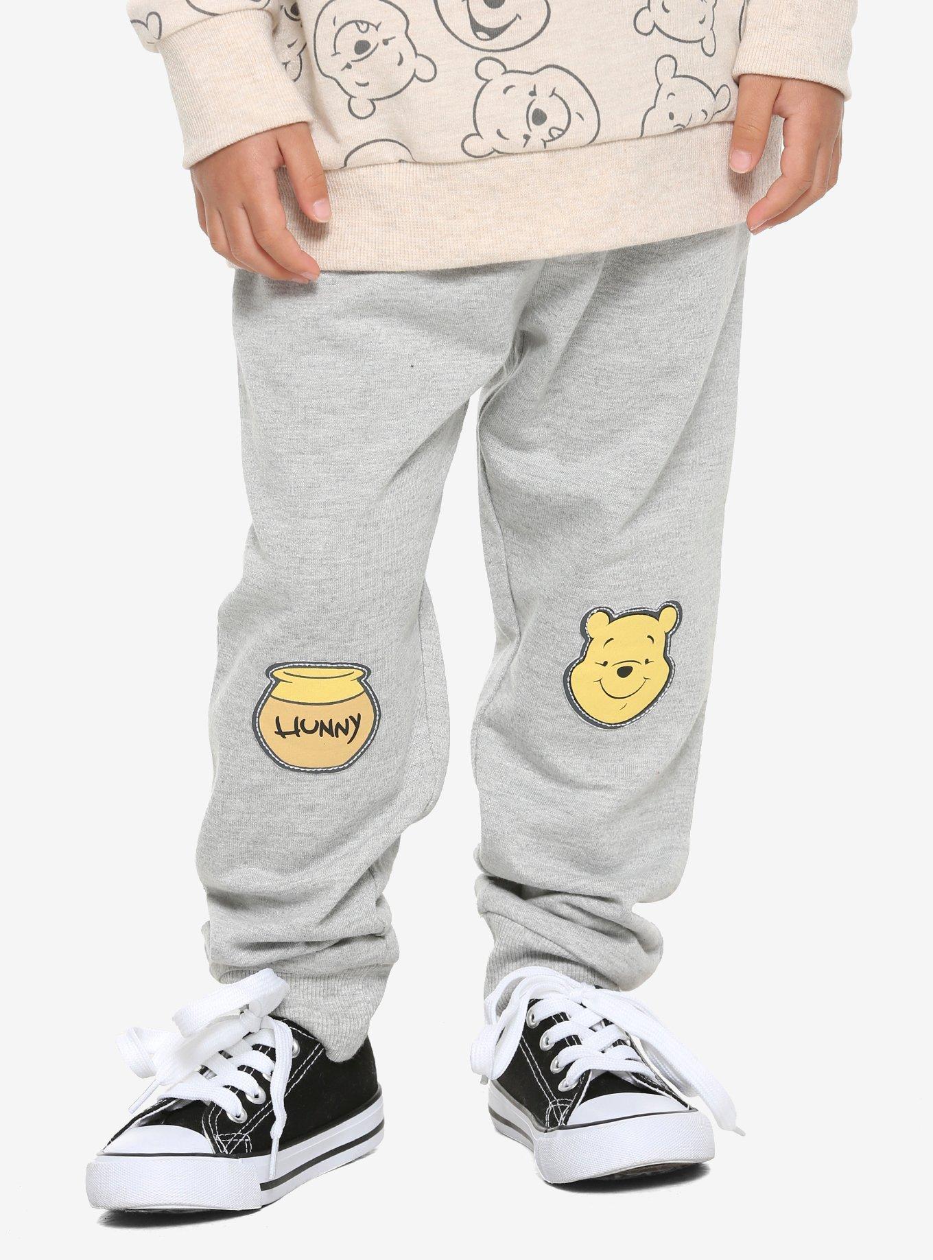 Disney Winnie the Pooh Patch Toddler Joggers - BoxLunch Exclusive, GREY, hi-res
