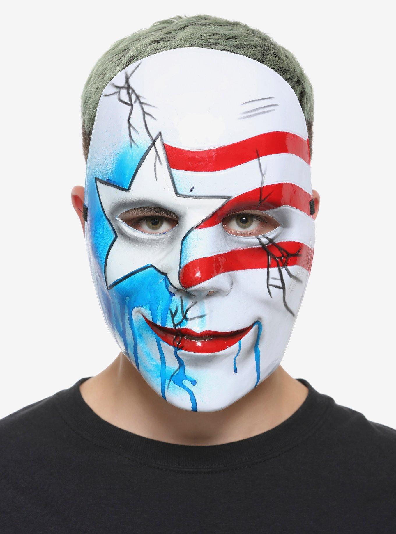 Dead White and Blue Mask