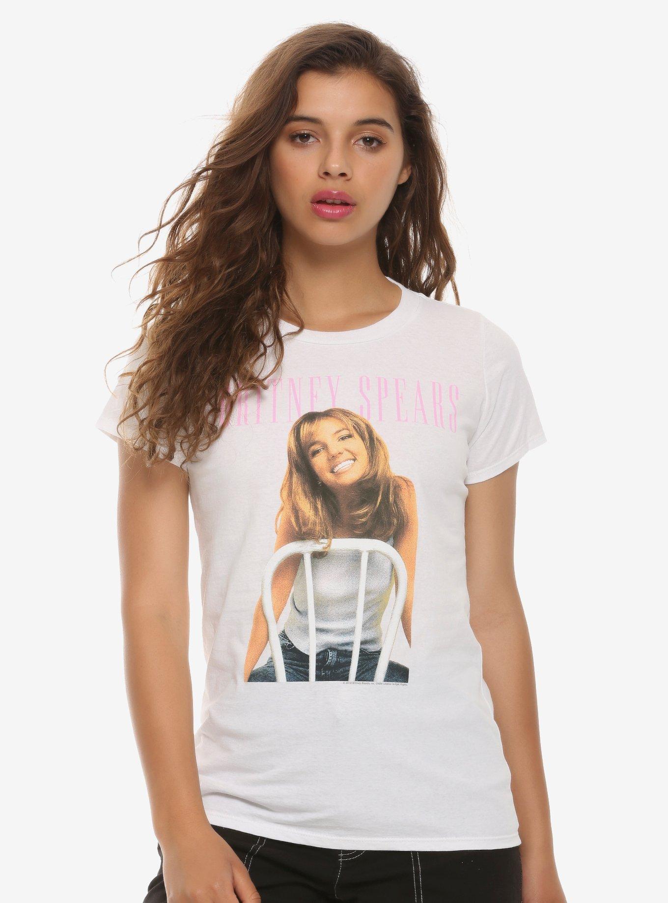 Britney Spears Baby One More Time Girls T-Shirt, WHITE, hi-res