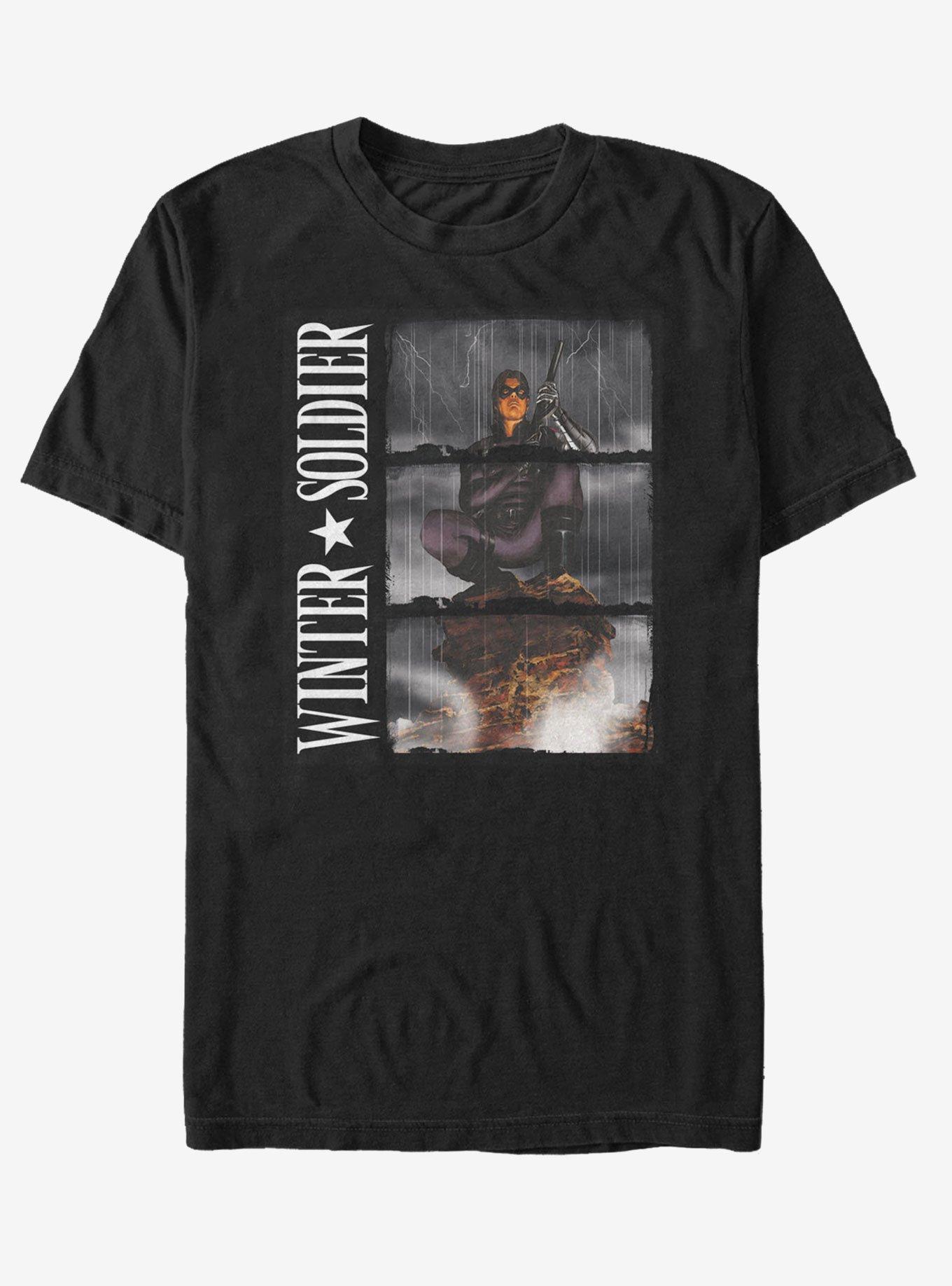 Marvel Capt America WinterSoldier Blocks Comp T-Shirt, , hi-res